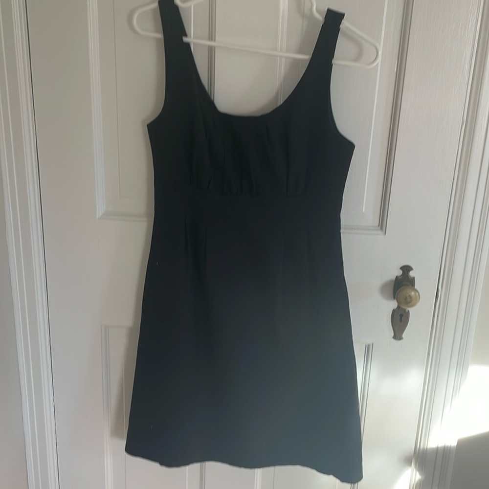 J Crew size 6 black dress with pockets